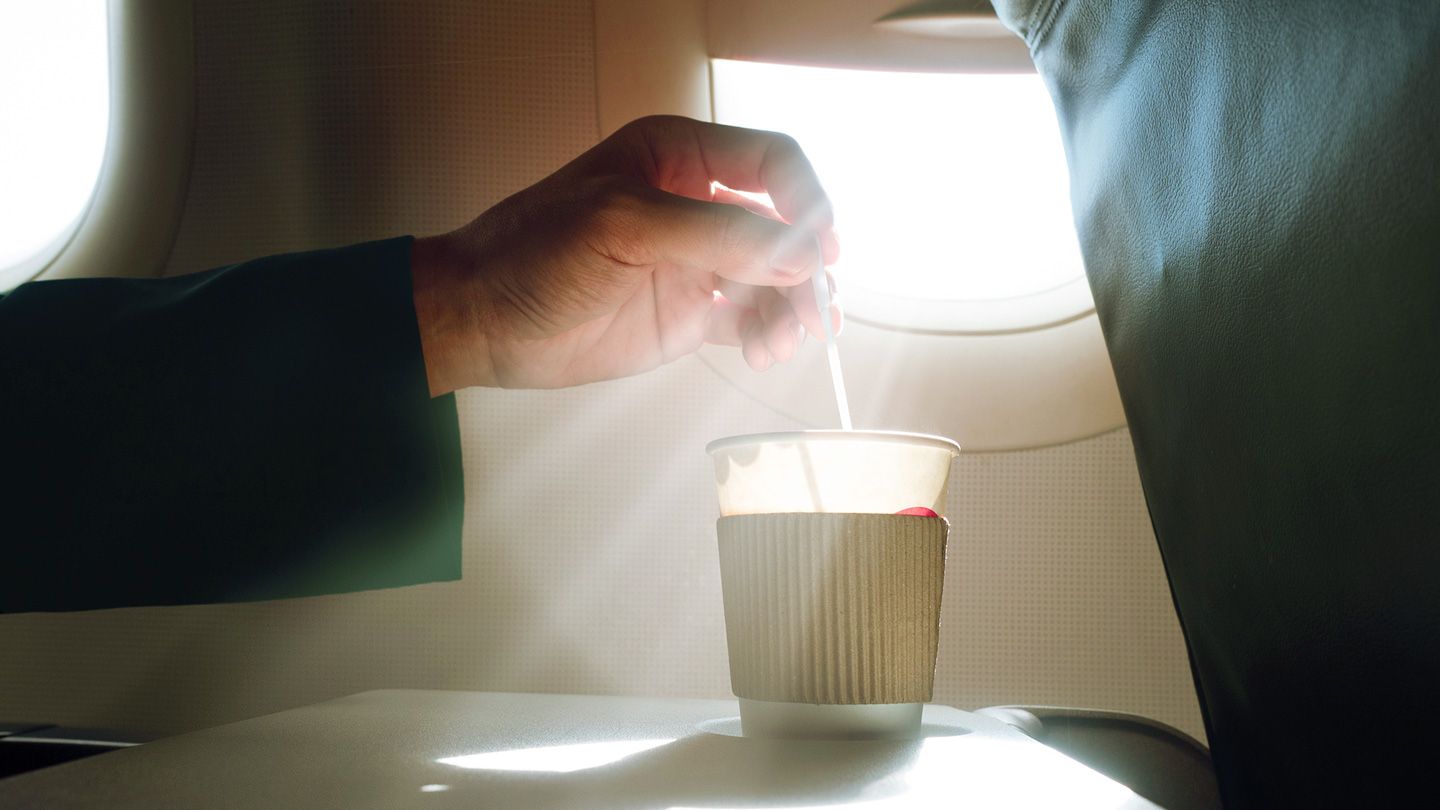 Gut Check: Should You Drink Coffee or Tea on an Airplane?